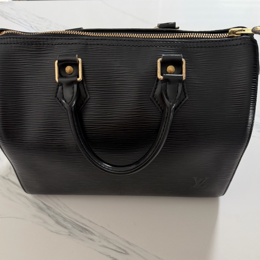 Louis Vuitton Black Epi Speedy 25**SOLD***